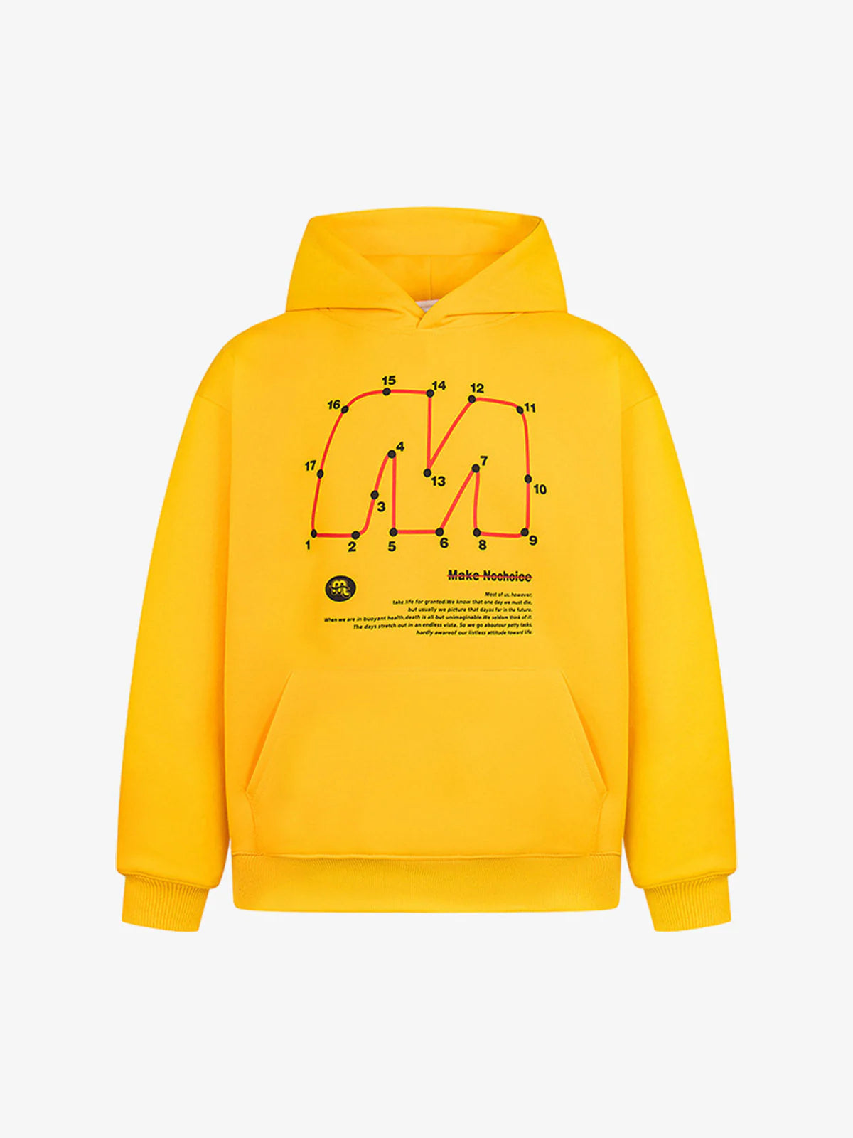 Eşsiz Retro Harf Baskılı Grafik Kapüşonlu Sweatshirt