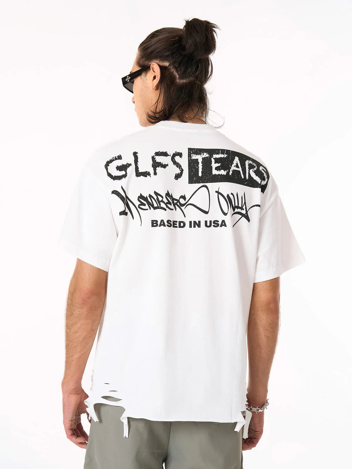 Retro Harfli Dudak Grafikli T-Shirt