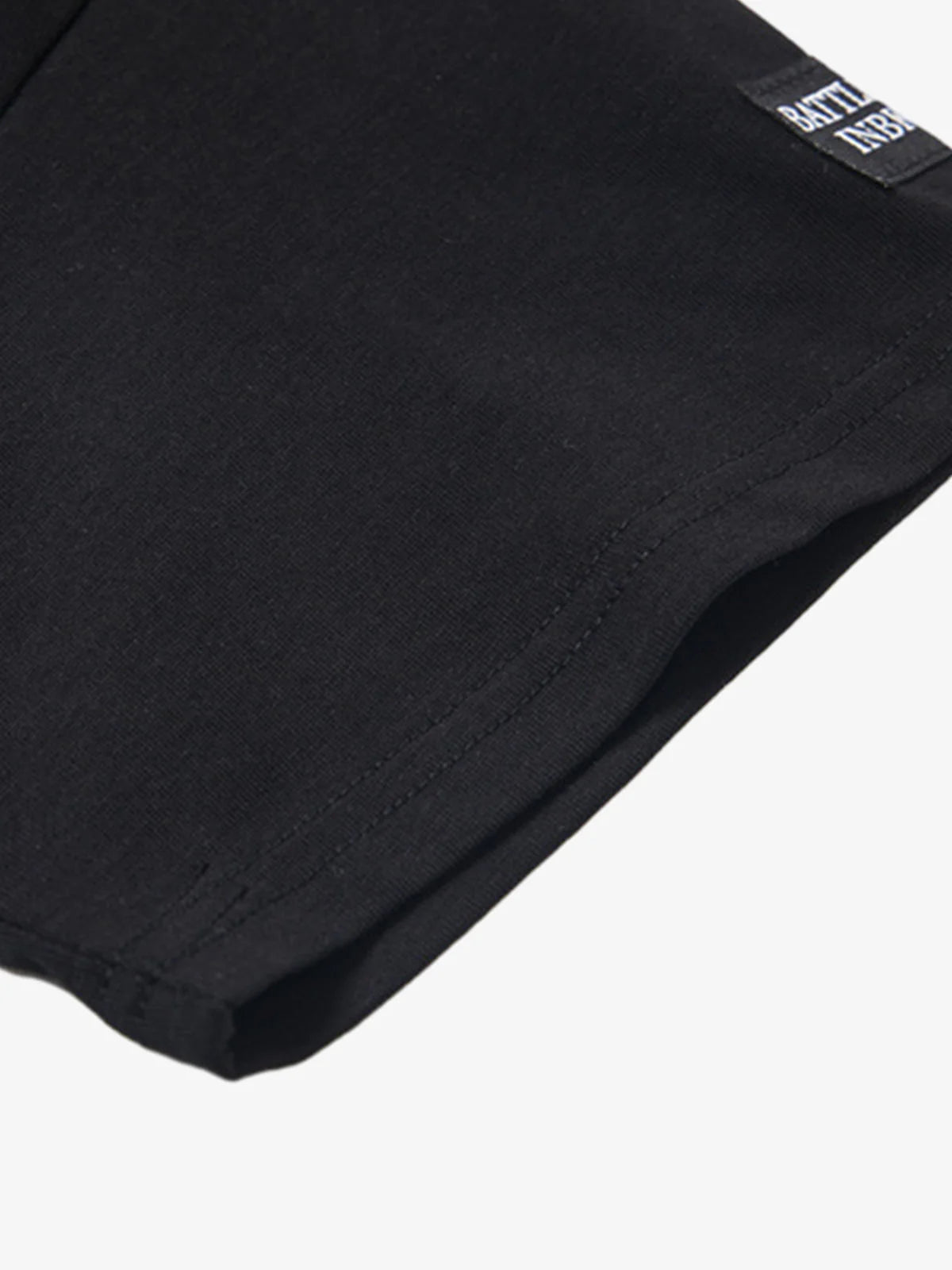 Çıkarılabilir Rozet Kapüşonlu Ekose Pelerin T-shirt
