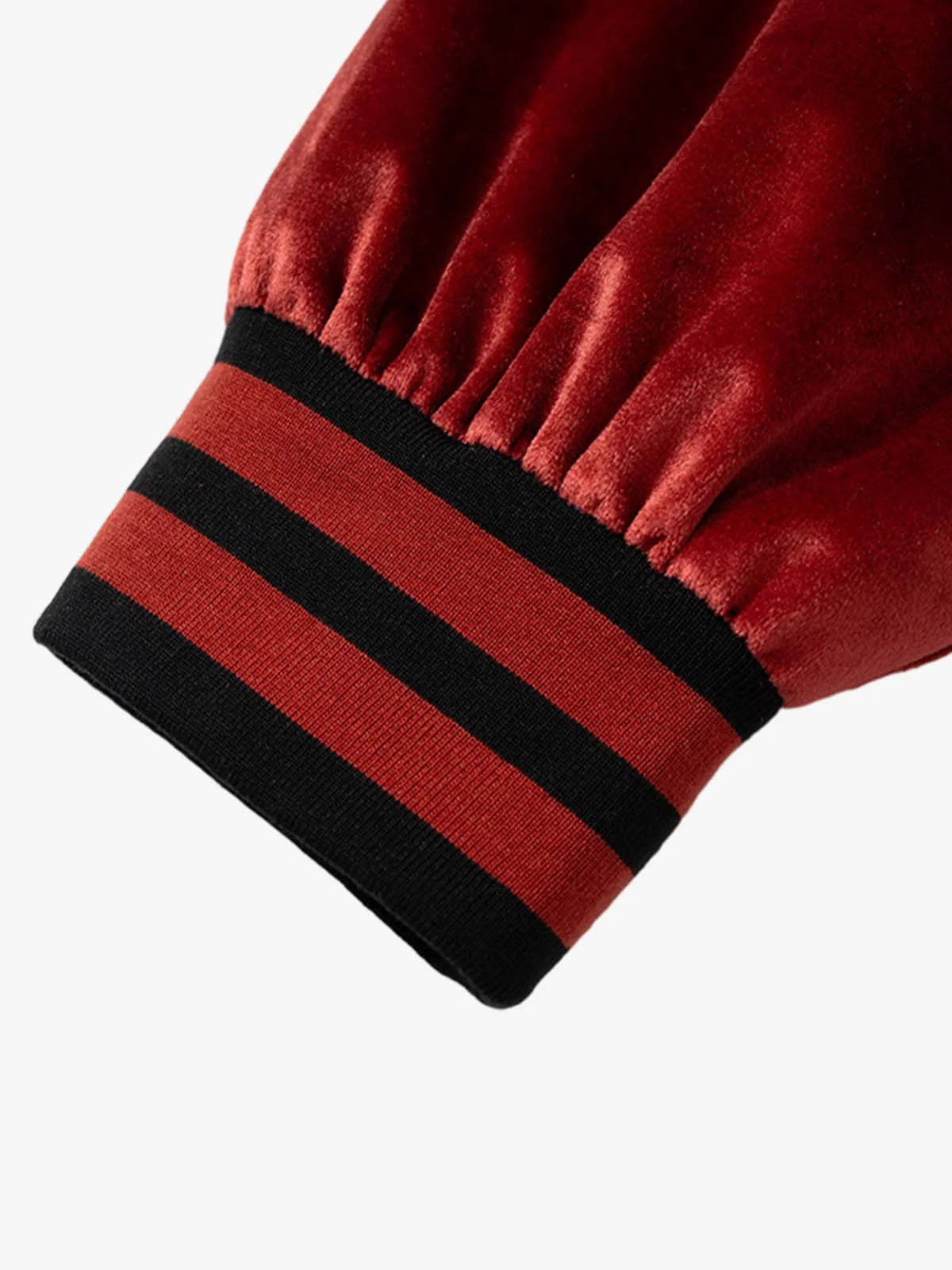 Retro Heavy Design Uçuş Beyzbol Ceketi