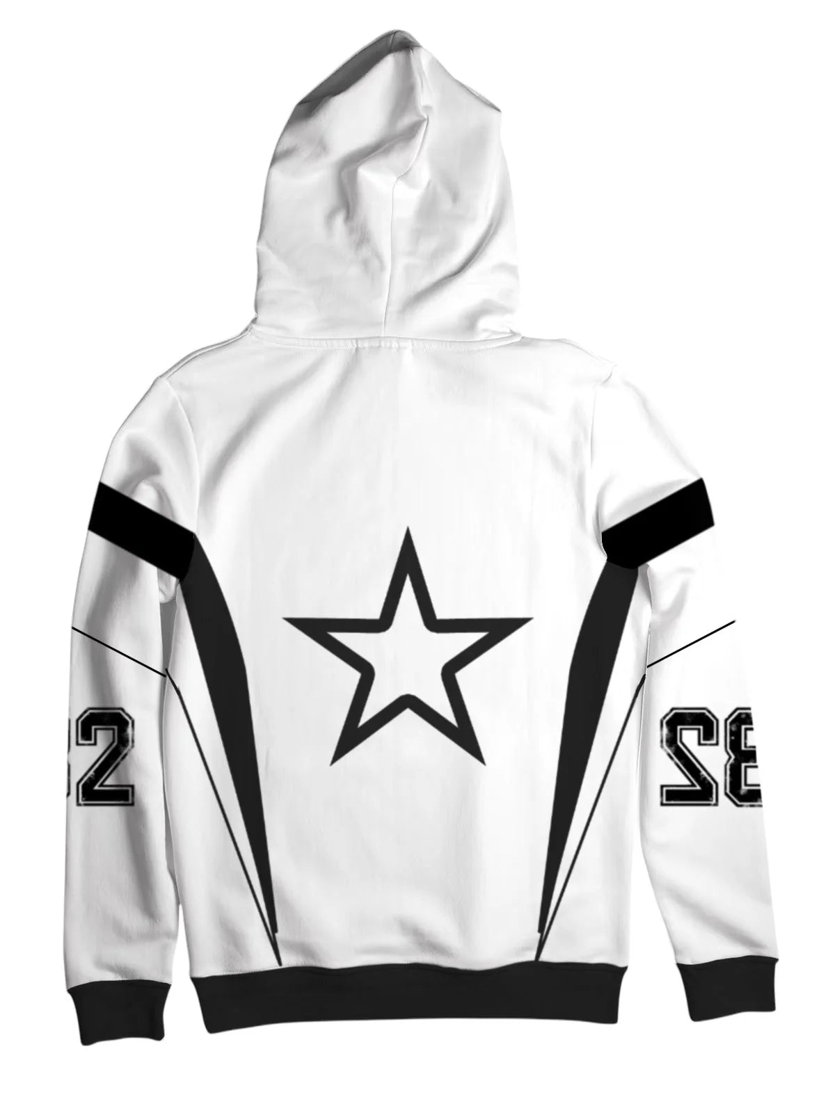 Retro Urban Street Bronx Desenli Kapüşonlu Sweatshirt