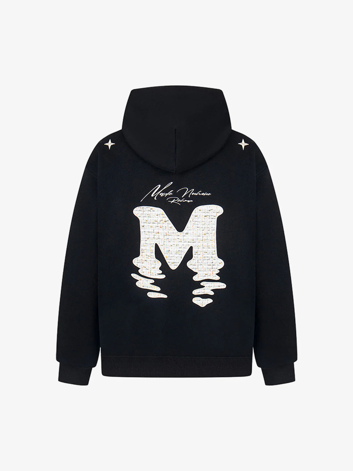 Sokak Harfi Nakışlı Basit Bol Kapüşonlu Sweatshirt