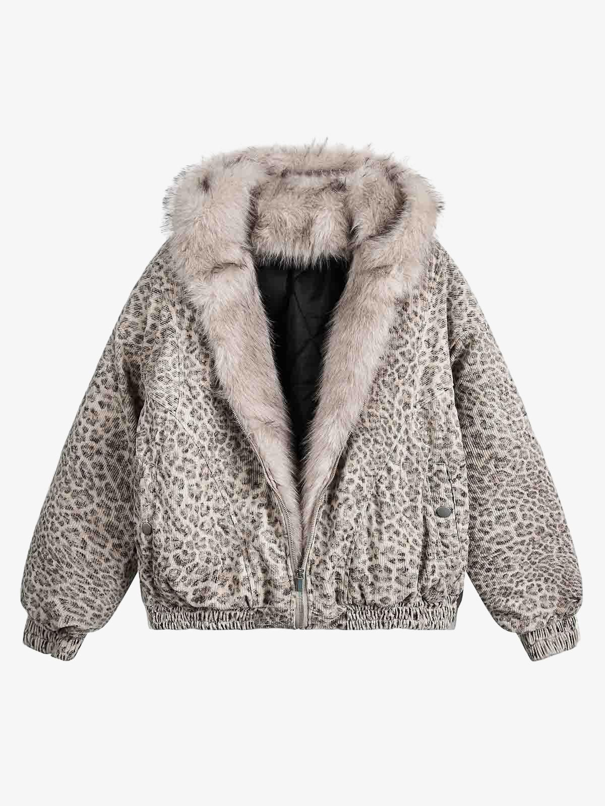 Washed Kürk Kapüşonlu Ceket