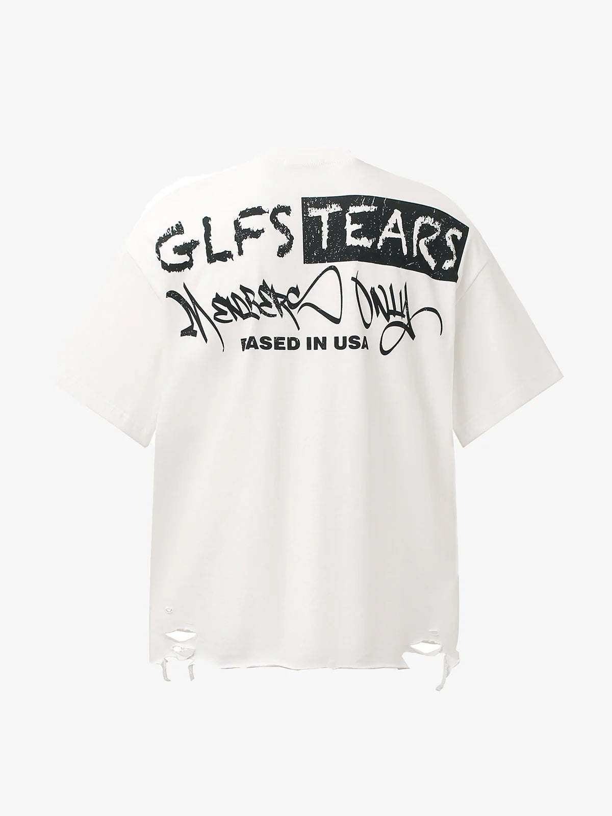 Retro Harfli Dudak Grafikli T-Shirt