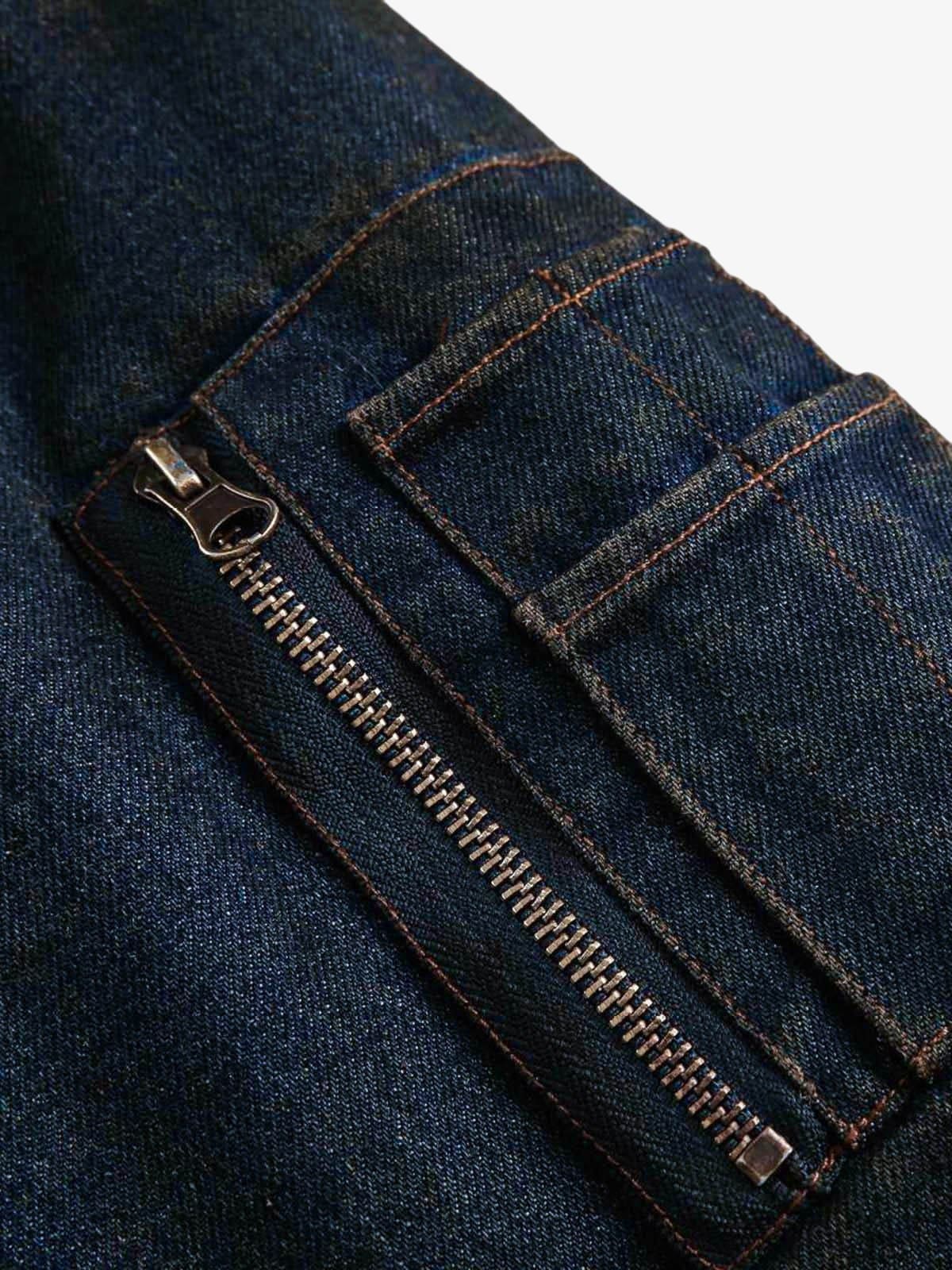 Washed Kürk Kapüşonlu Ceket