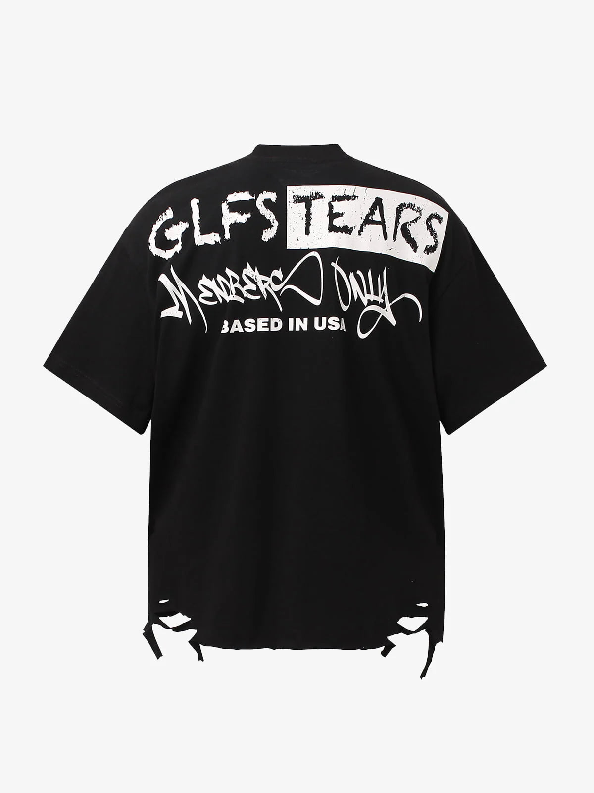 Retro Harfli Dudak Grafikli T-Shirt