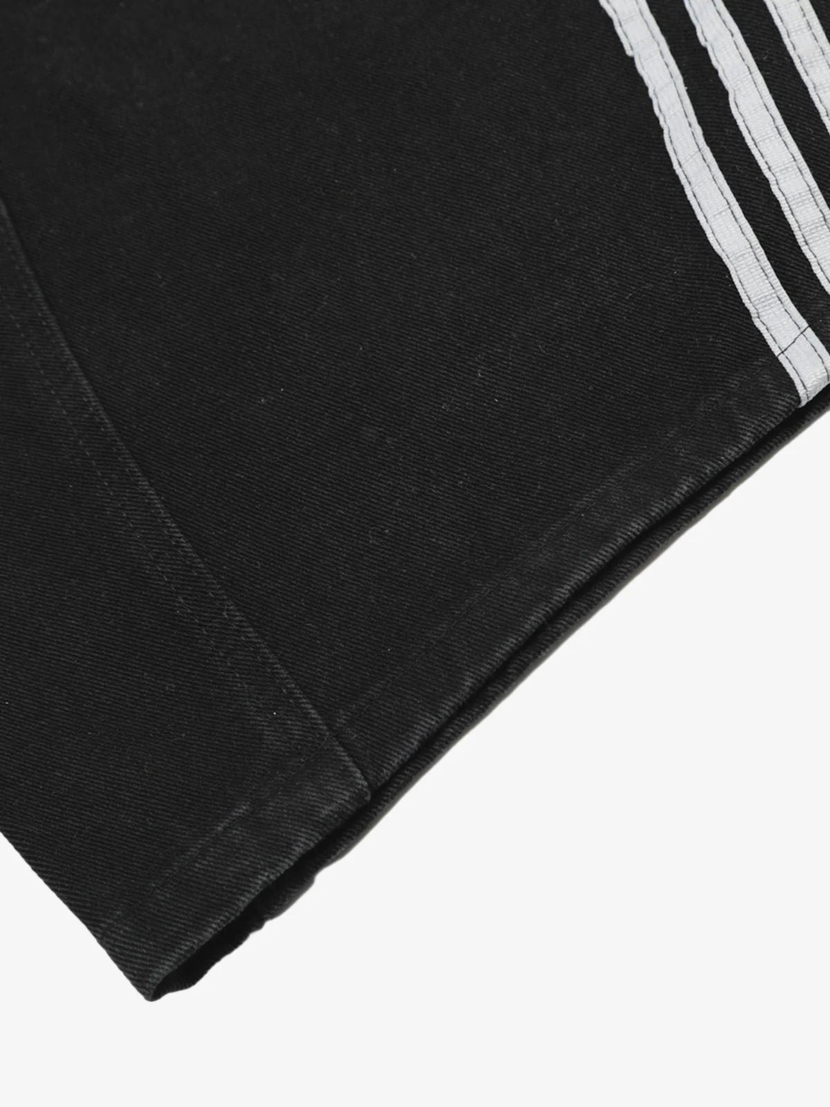 Çizgili Dikişli Barrel Jeans