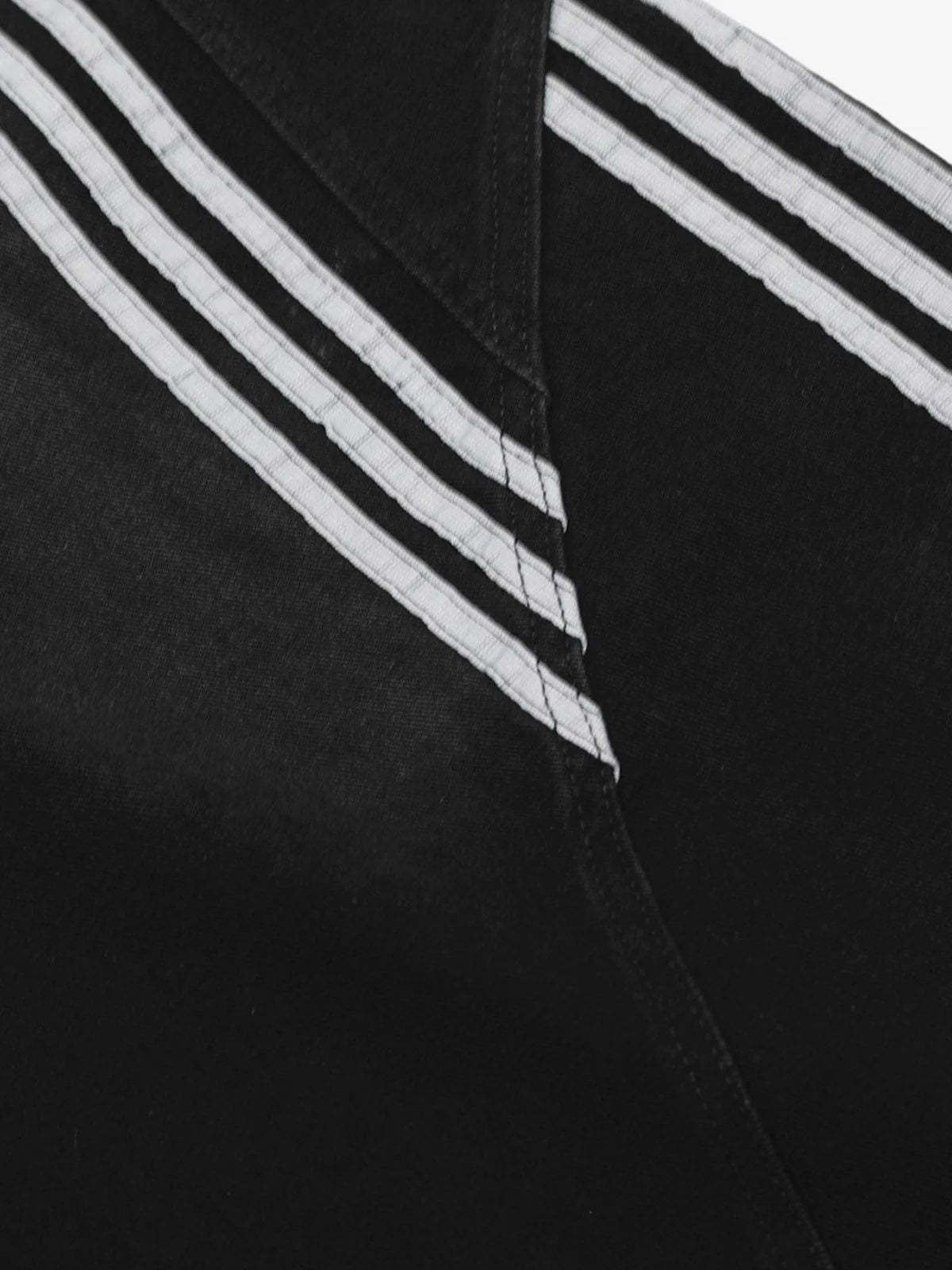 Çizgili Dikişli Barrel Jeans
